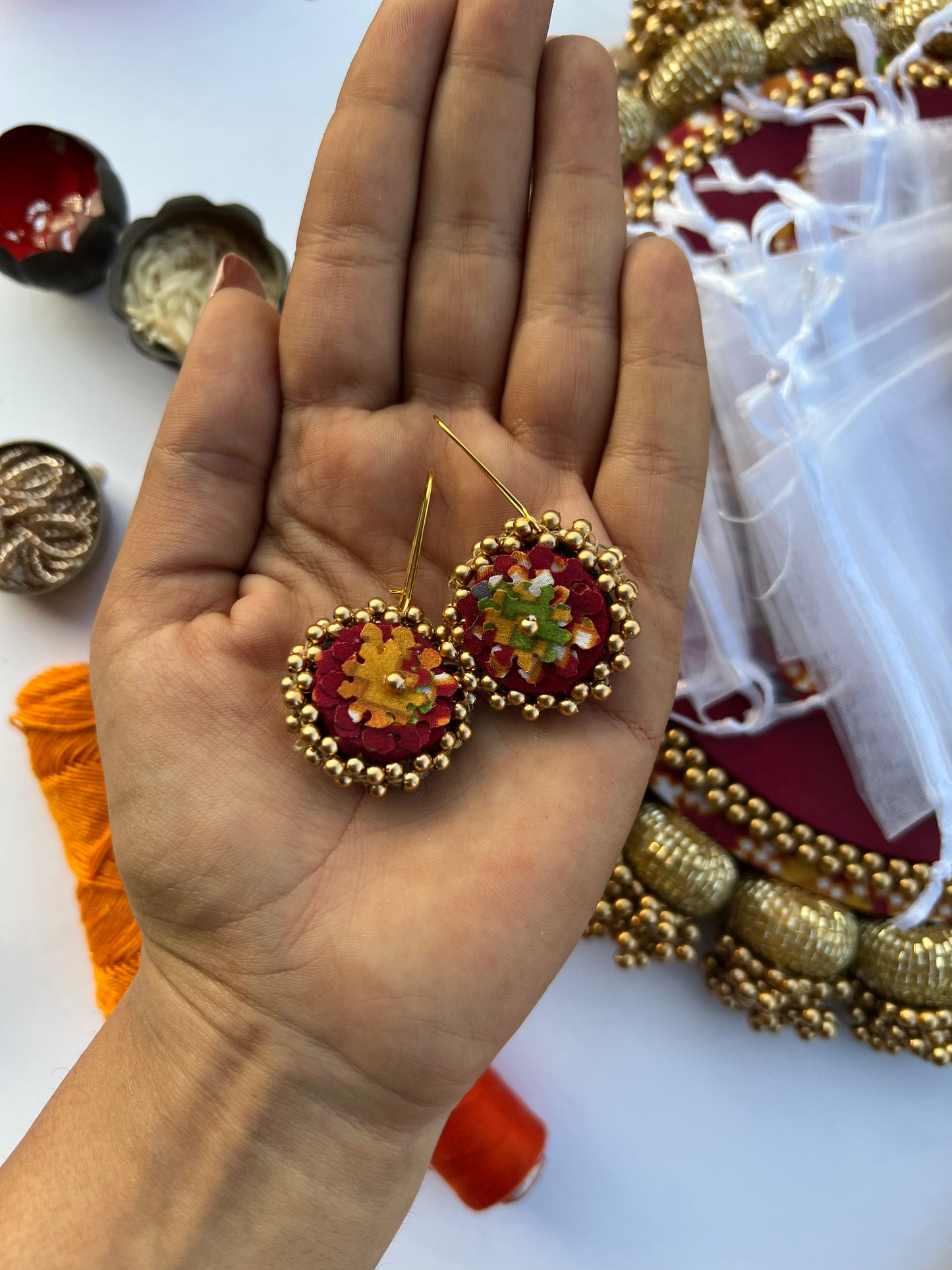 Assorted Mix of Patola Enchanted Hoop Earrings