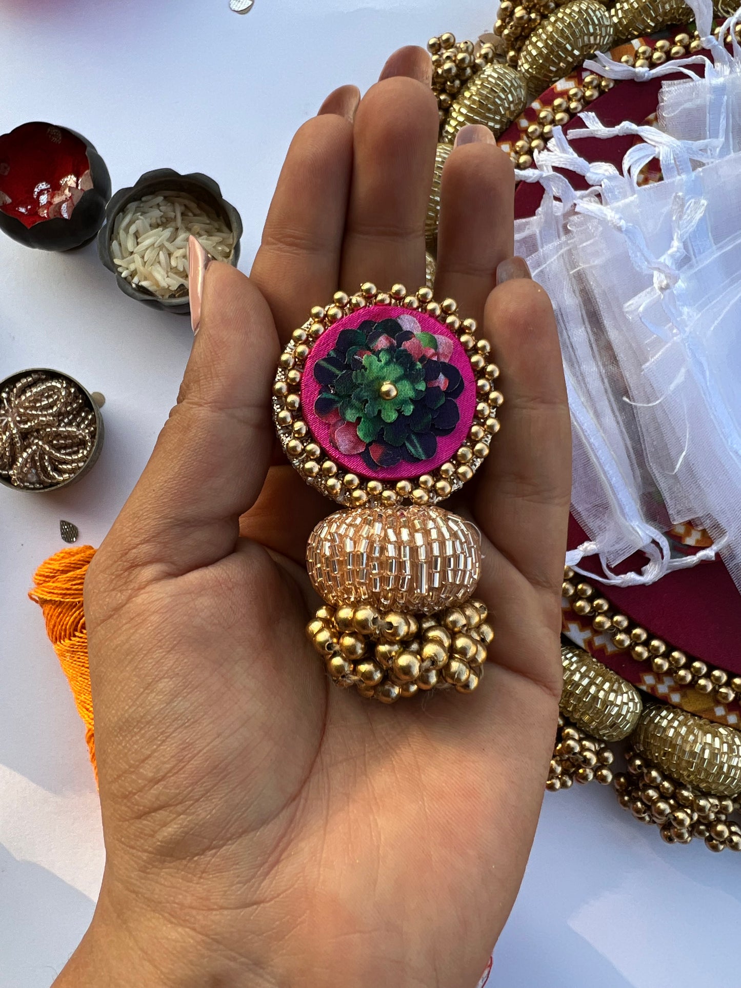 Assorted Mix of Patola & Pichwai Enchanted Brooches