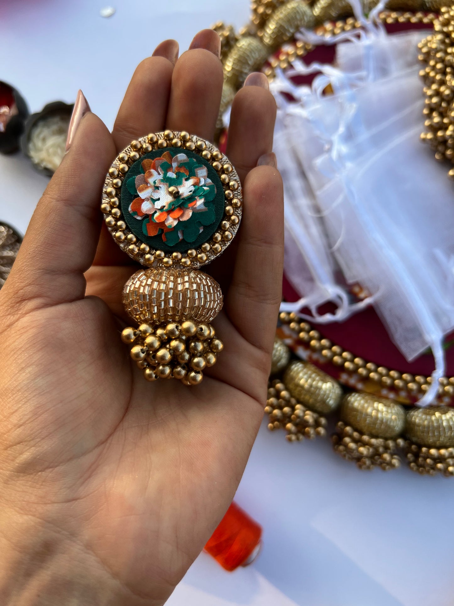 Assorted Mix of Patola & Pichwai Enchanted Brooches