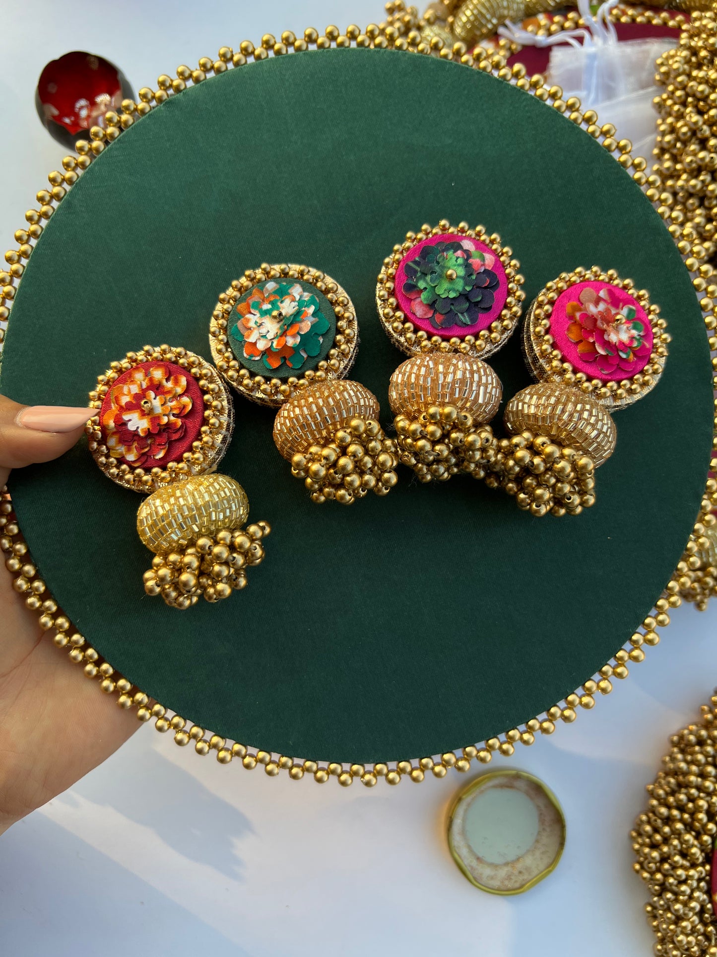 Assorted Mix of Patola & Pichwai Enchanted Brooches