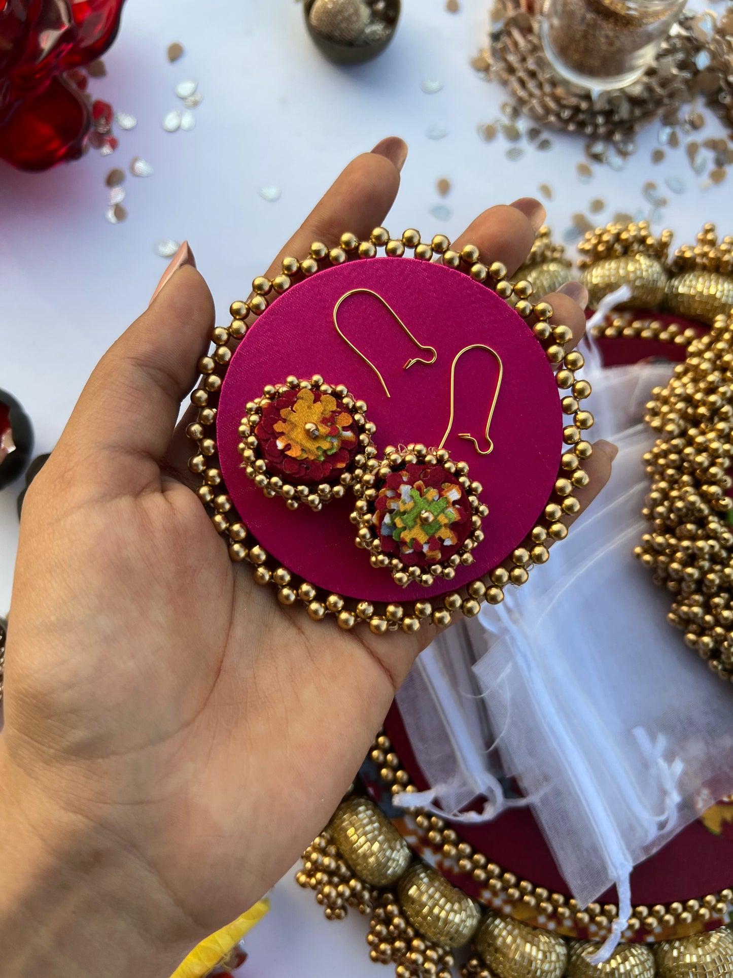 Assorted Mix of Patola Enchanted Hoop Earrings