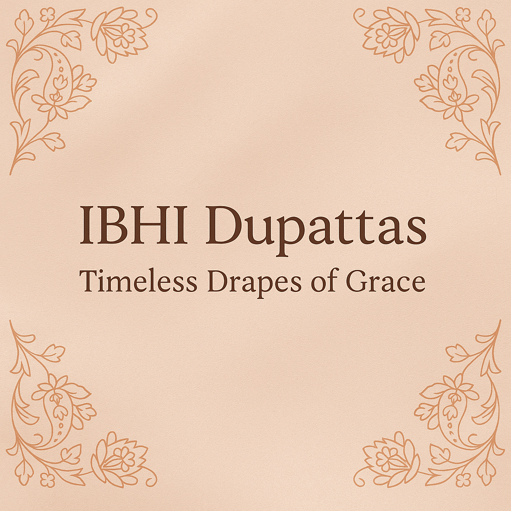 IBHI Dupattas – Timeless Drapes of Grace