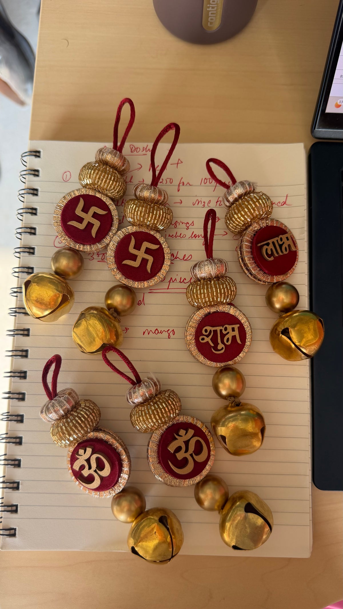 Ghunghroo Mini Shubh Labh | Om | Swastik