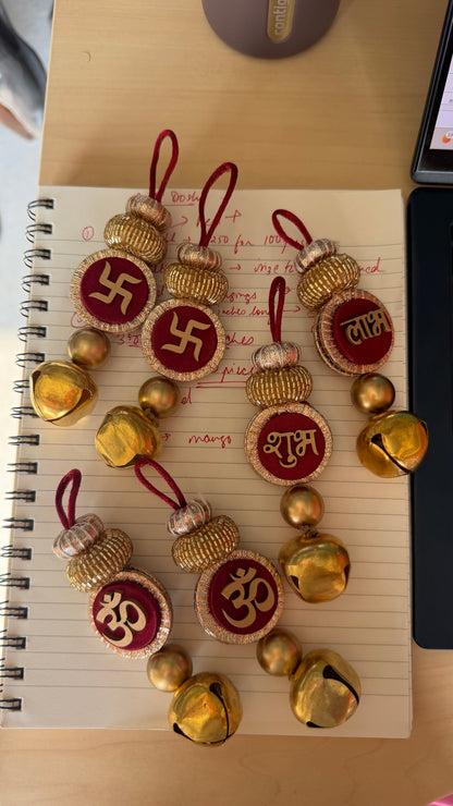 Ghunghroo Mini Shubh Labh | Om | Swastik