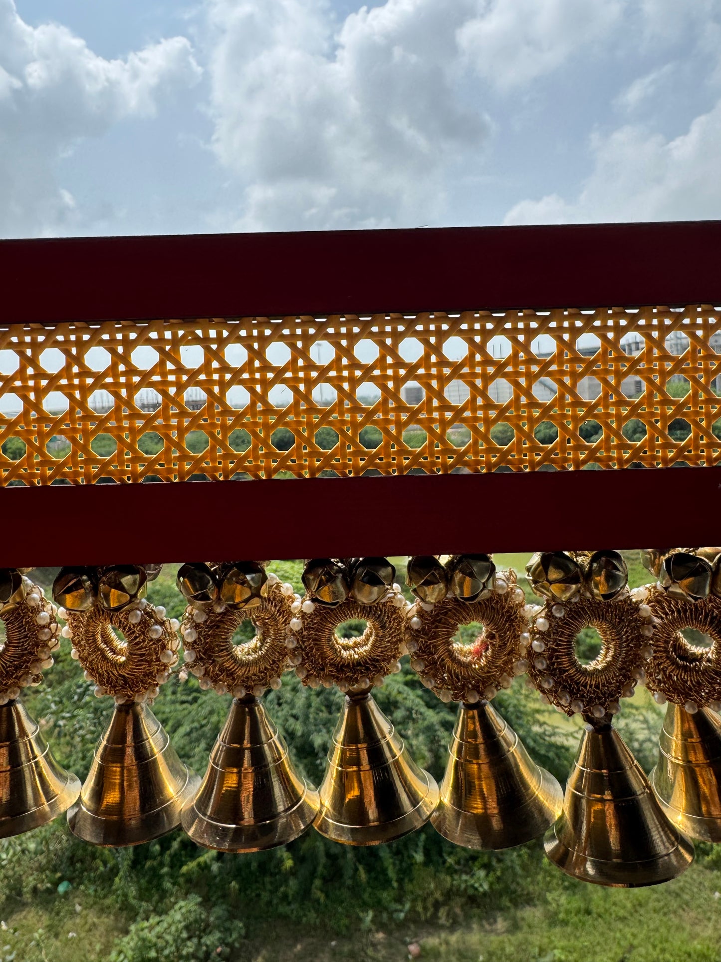 37 inches rattan toran