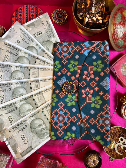 Pink Colloquial Divine Pichwai Shagun Envelope