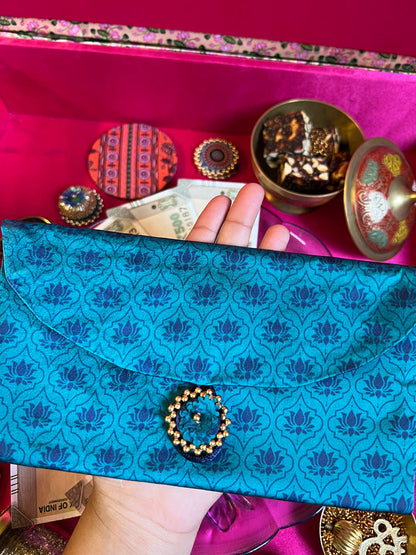 Pink Colloquial Divine Pichwai Shagun Envelope