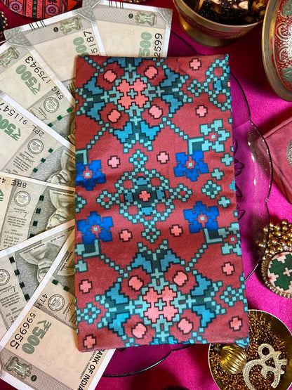 Pink Colloquial Divine Pichwai Shagun Envelope