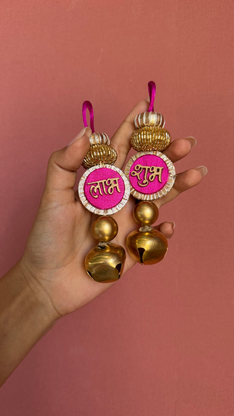 Jaipuri Pink Ghungroo Shubh Labh