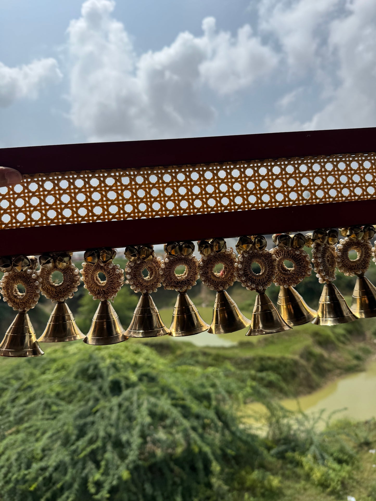 37 inches rattan toran