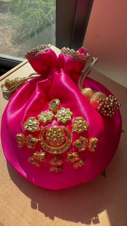 Gulabi Sitara Potli