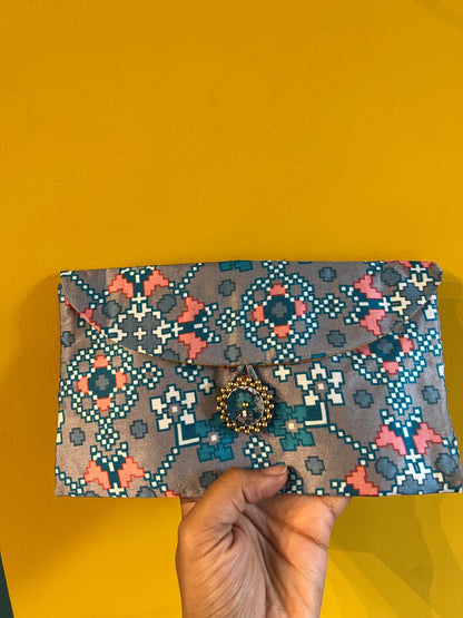 Pink Colloquial Divine Pichwai Shagun Envelope