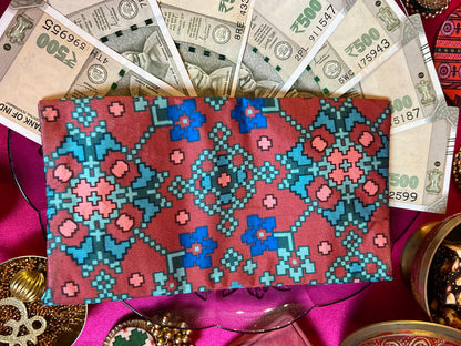 Pink Colloquial Divine Pichwai Shagun Envelope