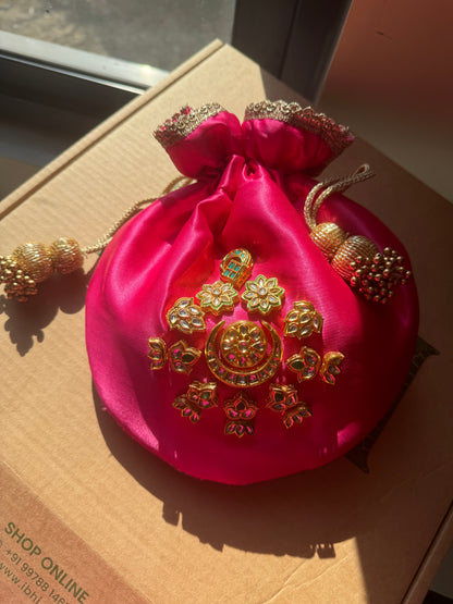 Gulabi Sitara Potli