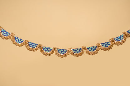 PLIANT TORAN: Flare MORBANI THANGAT KARE & Dual Tone Navratna Patola Toran