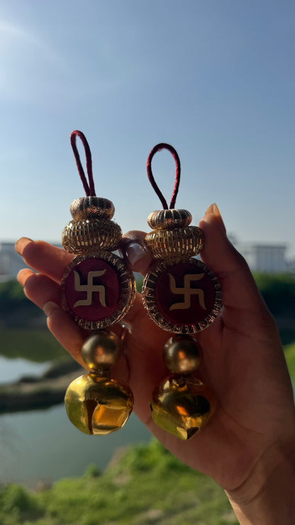 Ghunghroo Mini Shubh Labh | Om | Swastik