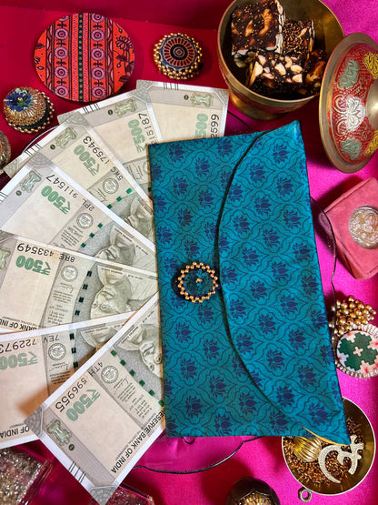 Pink Colloquial Divine Pichwai Shagun Envelope