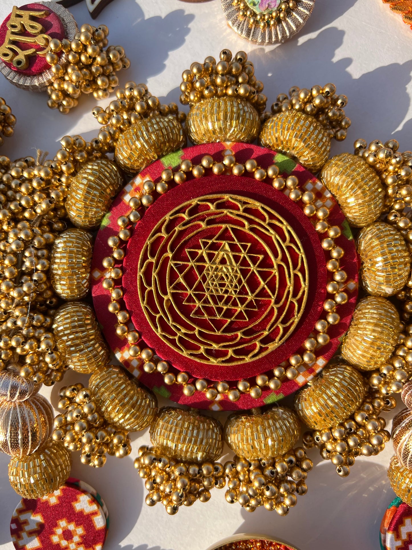 Shri Yantra + Lakshmi Pagla: DIVINE COLOSSAL TORAN