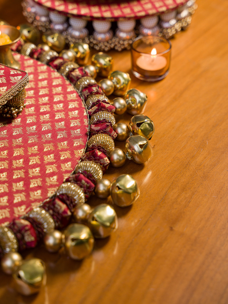 The Petite Gajra Toran | Maroon