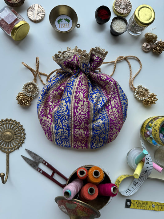 Neel Jamun Potli Bag