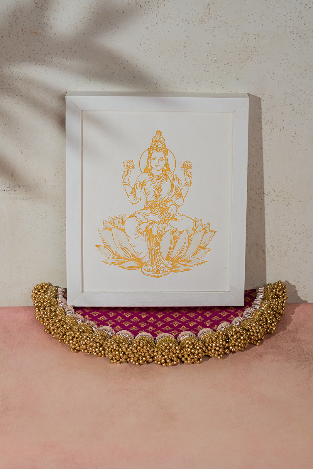 Half Circle Rangoli- 8 inches base