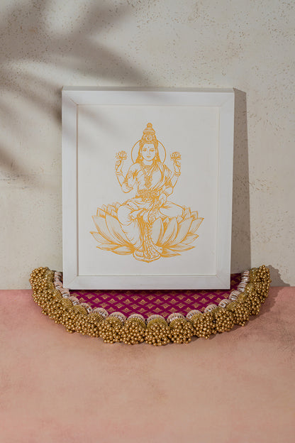 Half Circle Rangoli- 8 inches base