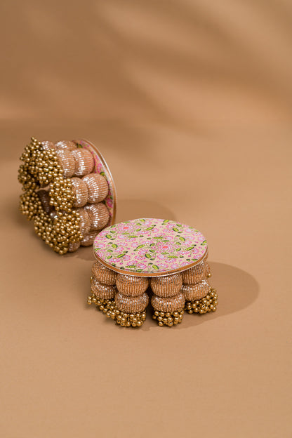 Mini Dangler Platter: OG Inflorescence Divine Pichwai (4 inches)