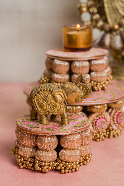 Mini Dangler Platter: OG Inflorescence Divine Pichwai (4 inches)