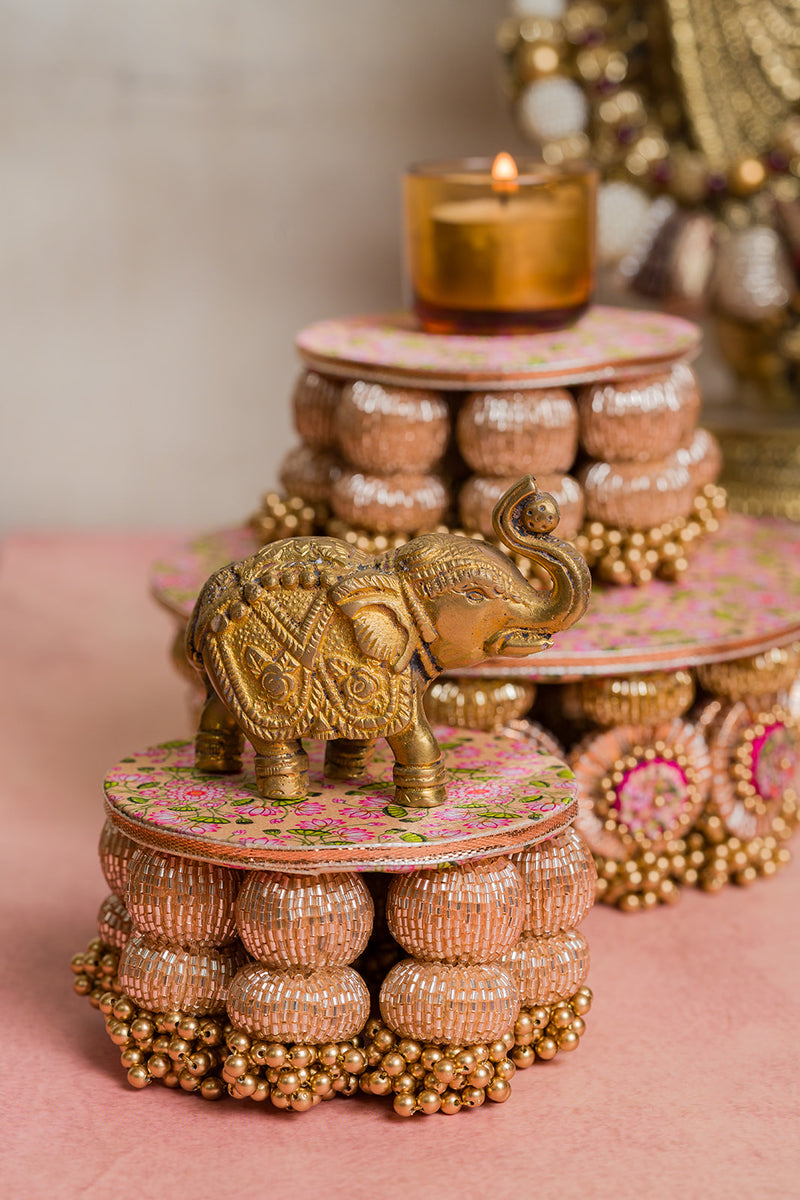 Mini Dangler Platter: OG Inflorescence Divine Pichwai (4 inches)