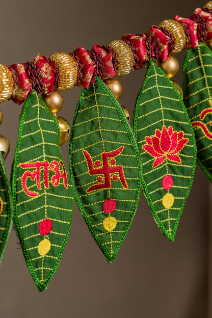 Star Petite Gajra Mango Leaf Toran | Door Decoration