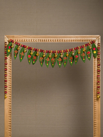 Star Petite Gajra Mango Leaf Toran | Door Decoration