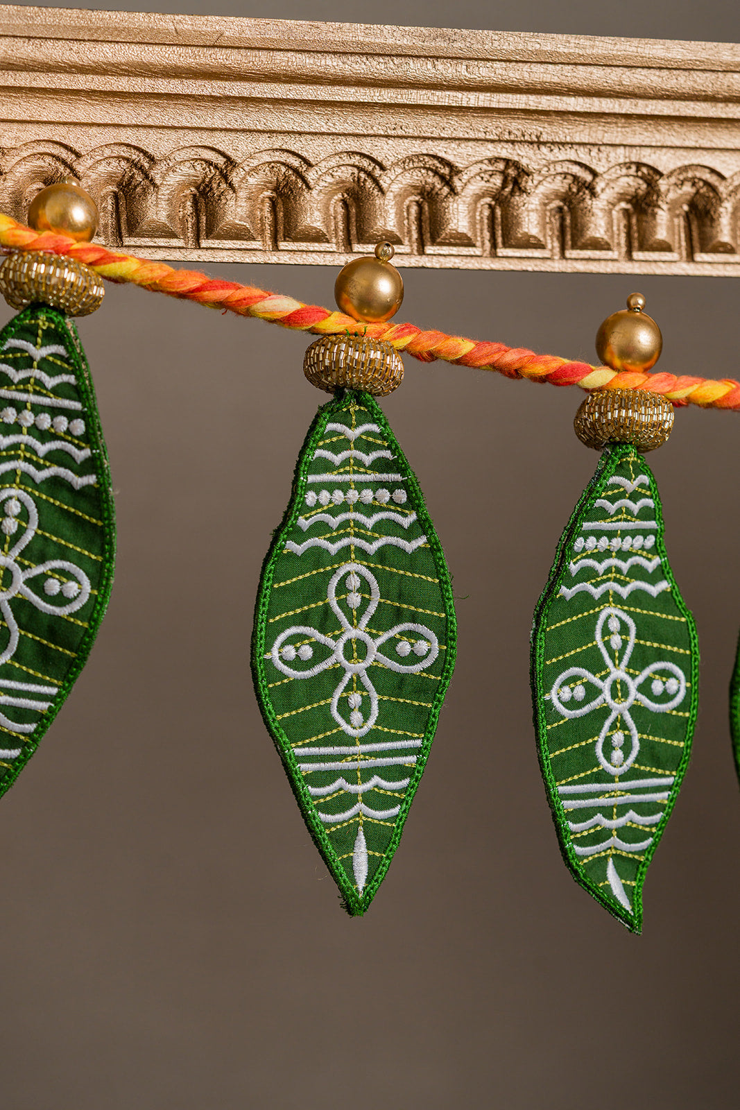 Kolam Mango Leaf Toran | Door Decoration
