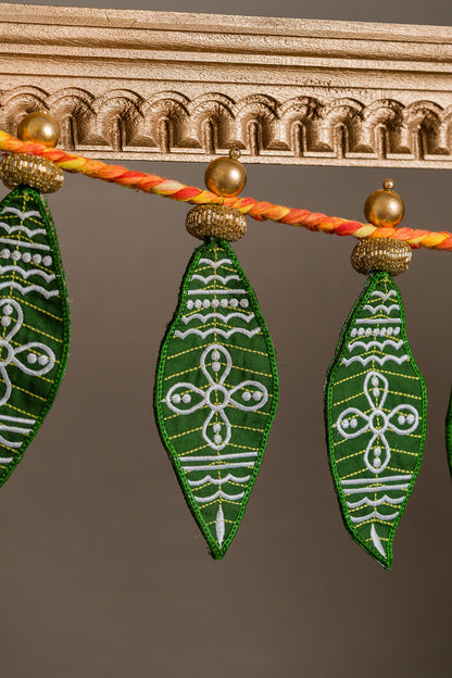 Kolam Mango Leaf Toran | Door Decoration