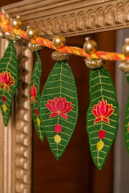 Kolam Mango Leaf Toran | Door Decoration