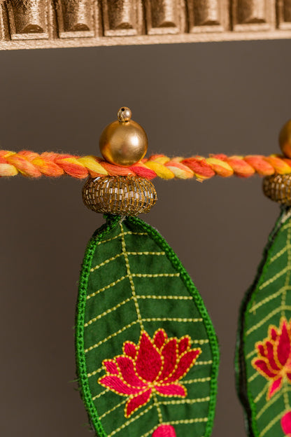 Kolam Mango Leaf Toran | Door Decoration