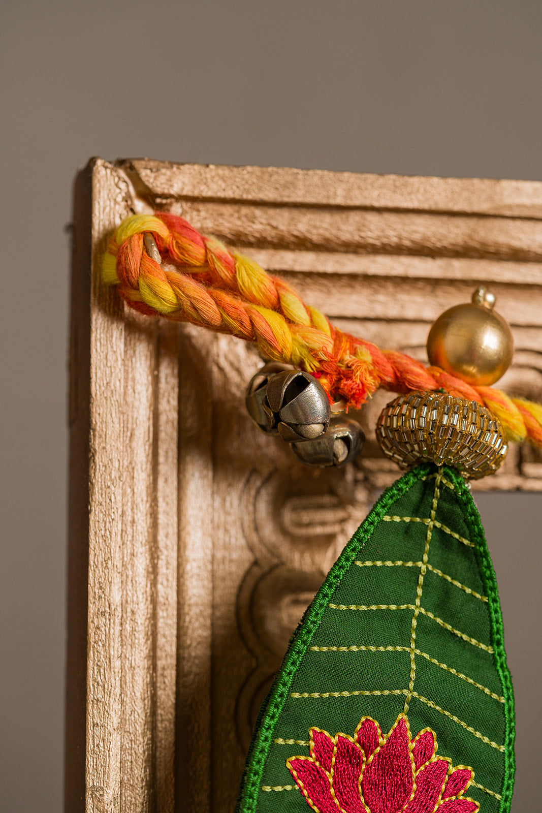 Kolam Mango Leaf Toran | Door Decoration