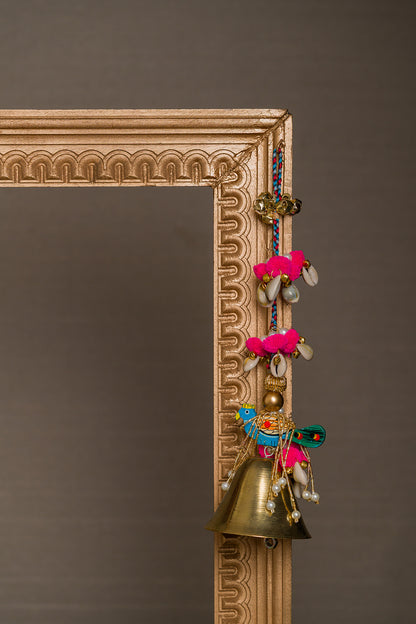 Kalaswar Bell Peacock Hangings- Set of 2