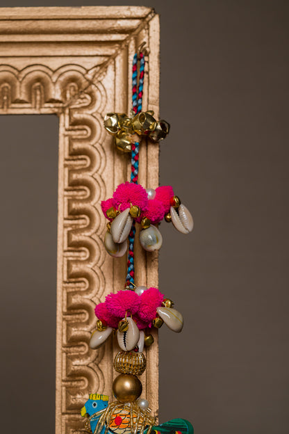 Kalaswar Bell Peacock Hangings- Set of 2