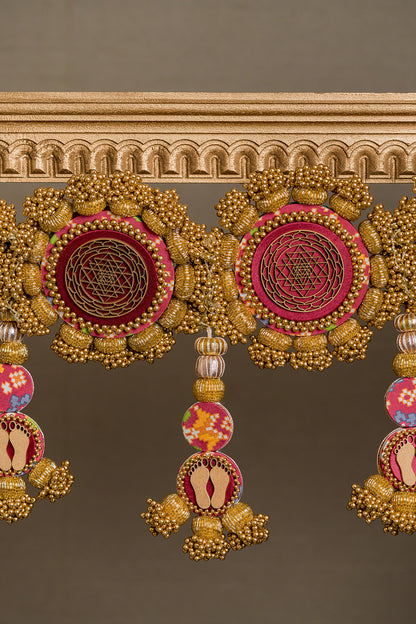 Shri Yantra + Lakshmi Pagla: DIVINE COLOSSAL TORAN