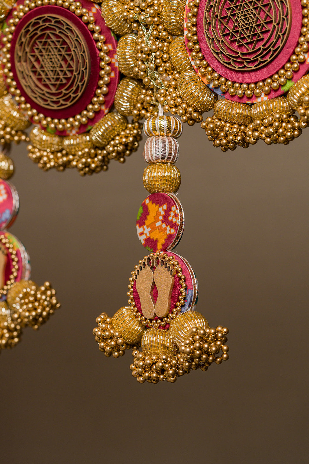 Shri Yantra + Lakshmi Pagla: DIVINE COLOSSAL TORAN
