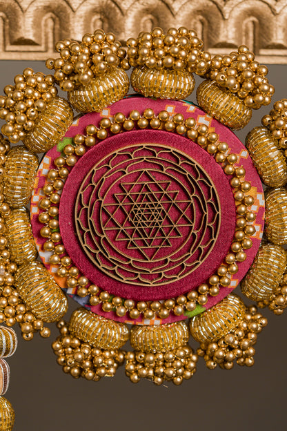 Shri Yantra + Lakshmi Pagla: DIVINE COLOSSAL TORAN