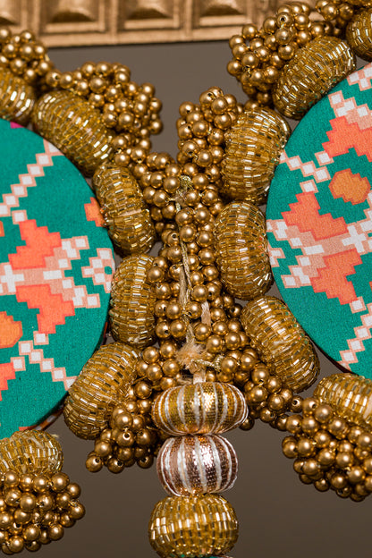 Shri Yantra + Lakshmi Pagla: DIVINE COLOSSAL TORAN