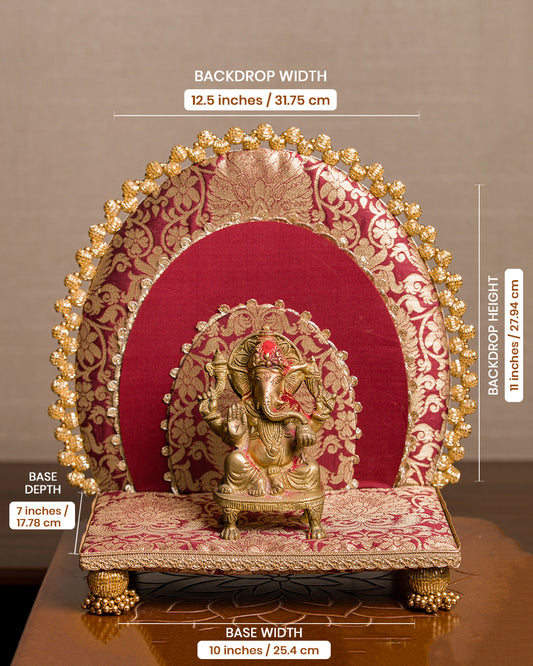 Ishita Detachable 1 Feet Idol Sihasan | Heritage