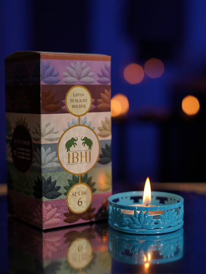 IBHI's Lotus TeaLight Holder: Set of 6