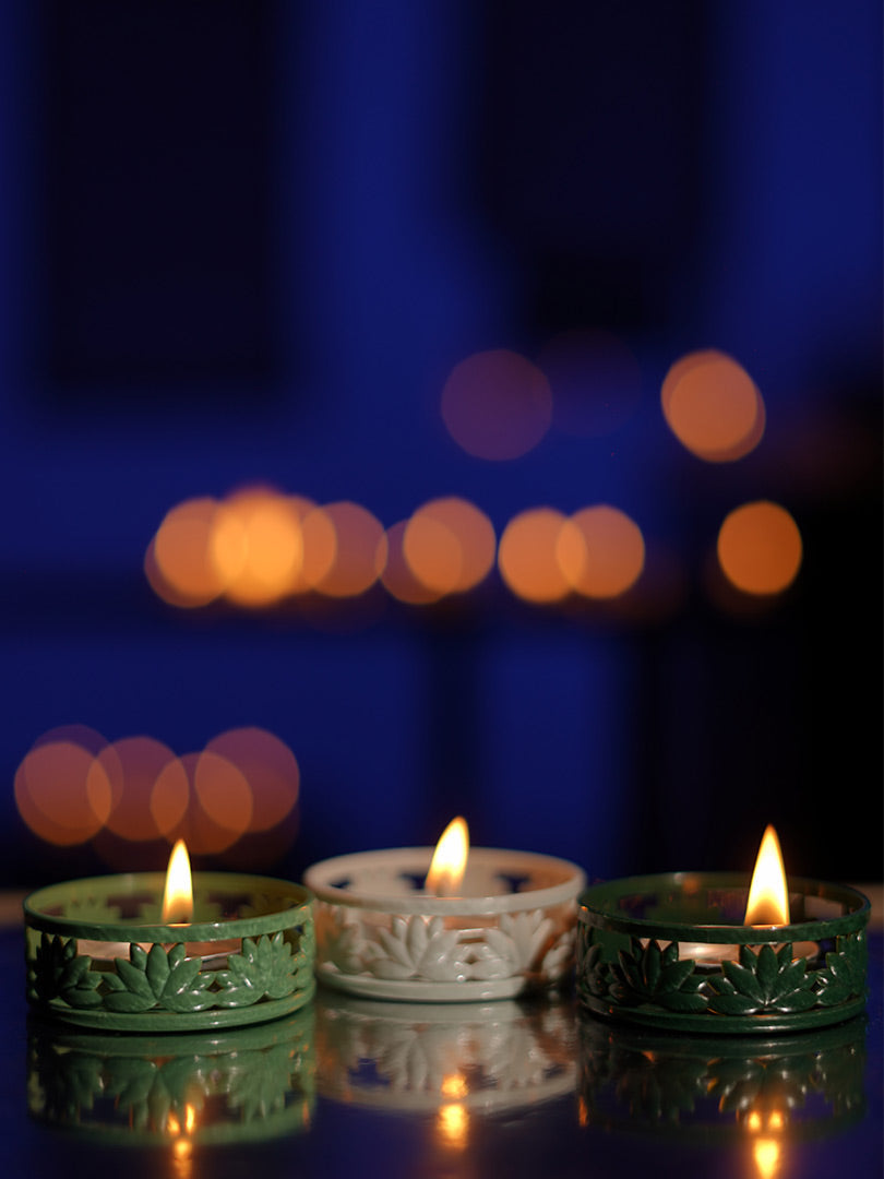 IBHI's Lotus TeaLight Holder: Set of 6