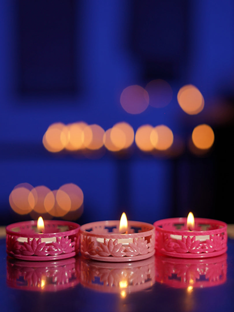 IBHI's Lotus TeaLight Holder: Set of 6