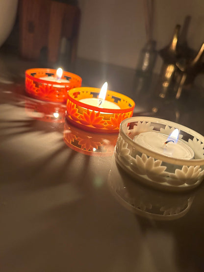 IBHI's Lotus TeaLight Holder: Set of 6