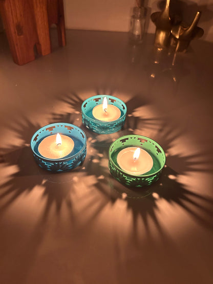 IBHI's Lotus TeaLight Holder: Set of 6