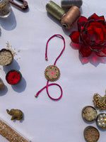 Load image into Gallery viewer, Idiosyncratic Divine Pichwai Male Beaded Rakhi
