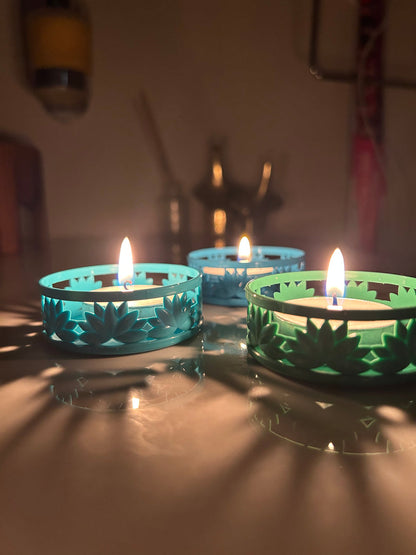 IBHI's Lotus TeaLight Holder: Set of 6